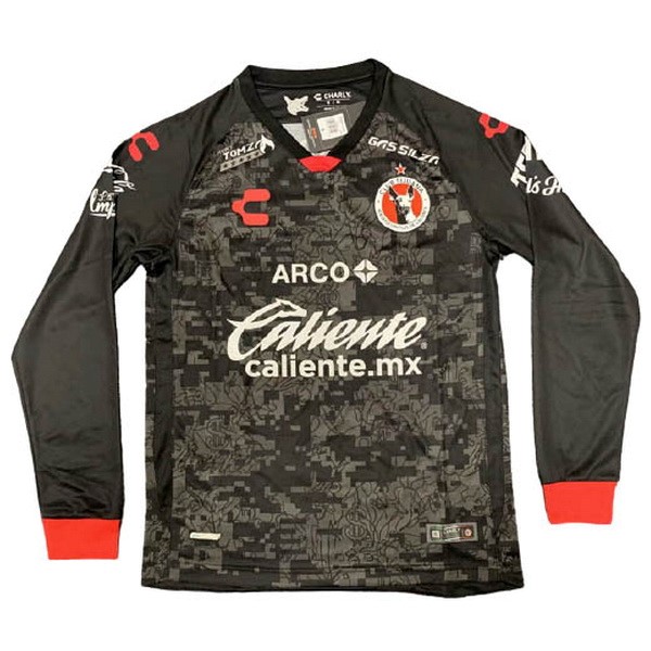 Camiseta Tijuana Primera Equipo ML 2020-21 Negro